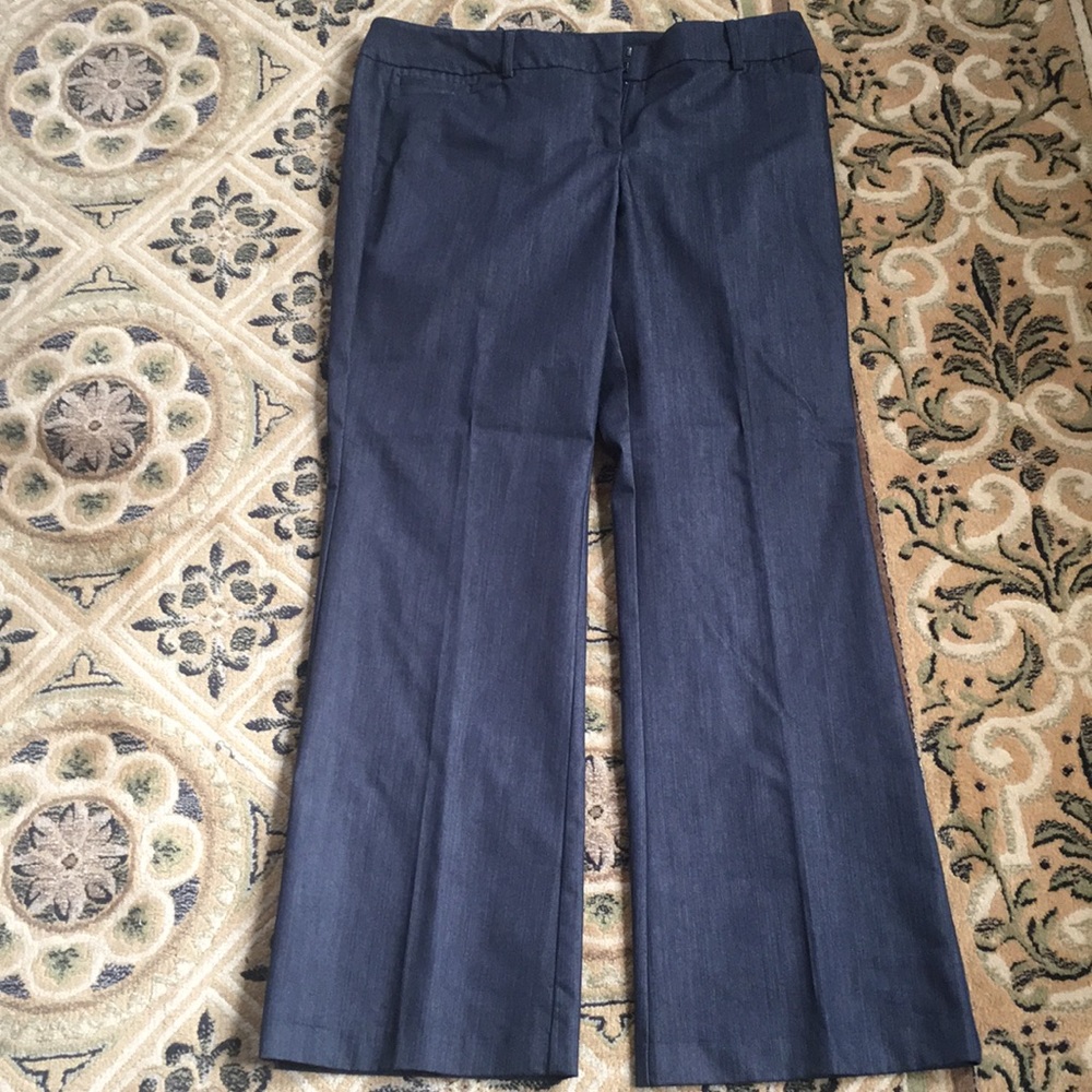 Faux Jean Dress Pants